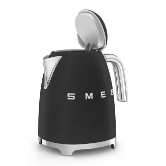 Smeg KLF03BLMEU, Wasserkocher, 1, 7 l, (7 Tassen), 2400 W, Stil der 1950er Jahre, mattschwarz