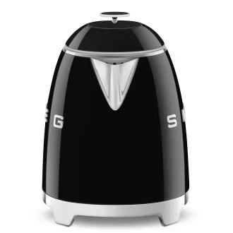 Smeg KLF05BLEU Mini-Wasserkocher, 0, 8 l / 3 Tassen, 1400 W, 50er Jahre Stil, schwarz Smeg KLF05BLEU Mini-Wasserkocher, 0, 8 l / 3 Tassen, 1400 W, 50er Jahre Stil, schwarz