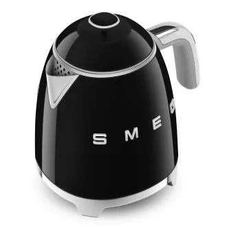 Smeg KLF05BLEU Mini-Wasserkocher, 0, 8 l / 3 Tassen, 1400 W, 50er Jahre Stil, schwarz Smeg KLF05BLEU Mini-Wasserkocher, 0, 8 l / 3 Tassen, 1400 W, 50er Jahre Stil, schwarz