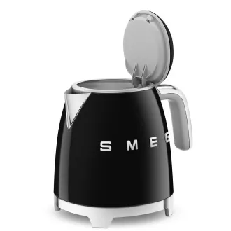Smeg KLF05BLEU Mini-Wasserkocher, 0, 8 l / 3 Tassen, 1400 W, 50er Jahre Stil, schwarz Smeg KLF05BLEU Mini-Wasserkocher, 0, 8 l / 3 Tassen, 1400 W, 50er Jahre Stil, schwarz