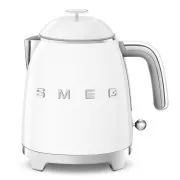 Smeg KLF05WHEU, Mini-Wasserkocher, 0, 8 l / 3 Tassen, 1400 W, 50er Jahre Stil, weiß