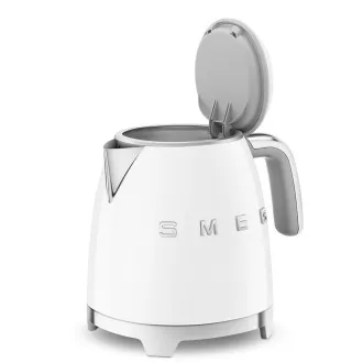 Smeg KLF05WHEU, Mini-Wasserkocher, 0, 8 l / 3 Tassen, 1400 W, 50er Jahre Stil, weiß