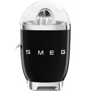 Smeg CJF11BLEU Zitruspresse, 70 W, manueller Druck, Universal-Edelstahlkonus, schwarz