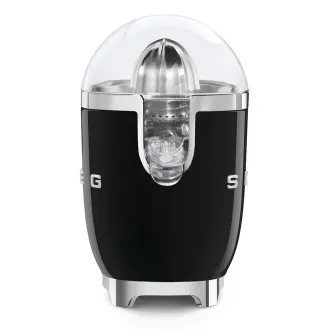 Smeg CJF11BLEU Zitruspresse, 70 W, manueller Druck, Universal-Edelstahlkonus, schwarz Smeg CJF11BLEU Zitruspresse, 70 W, manueller Druck, Universal-Edelstahlkonus, schwarz
