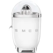 Smeg CJF11WHEU Zitruspresse, 70 W, manueller Druck, Universal-Edelstahlkonus, weiß