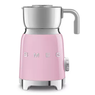 Smeg MFF11PKEU, Milchaufschäumer, 500 W, 600 ml / 2,5 Tassen, heiße Schokolade / Milch, leichter Schaum, rosa