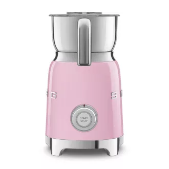 Smeg MFF11PKEU, Milchaufschäumer, 500 W, 600 ml / 2,5 Tassen, heiße Schokolade / Milch, leichter Schaum, rosa