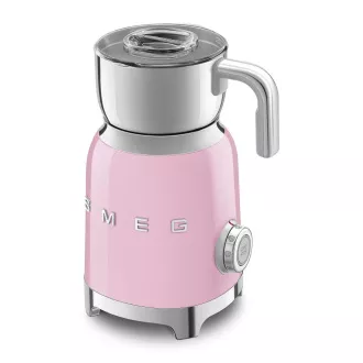 Smeg MFF11PKEU, Milchaufschäumer, 500 W, 600 ml / 2,5 Tassen, heiße Schokolade / Milch, leichter Schaum, rosa
