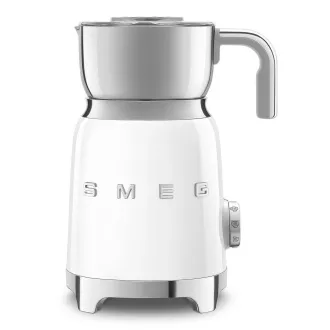 Smeg MFF11WHEU Milchaufschäumer, 500 W, 600 ml / 2,5 Tassen, heiße Schokolade / Milch, leichter Schaum, weiß