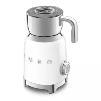 Smeg MFF11WHEU Milchaufschäumer, 500 W, 600 ml / 2,5 Tassen, heiße Schokolade / Milch, leichter Schaum, weiß