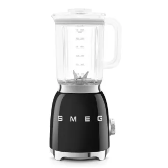 Smeg BLF03BLEU Mixer, 800 W, 4 Programme, Pulsfunktion, 18000 U/min, Edelstahlklinge, Ice crush, 50's Style, schwarz Smeg BLF03BLEU Mixer, 800 W, 4 Programme, Pulsfunktion, 18000 U/min, Edelstahlklinge, Ice crush, 50's Style, schwarz