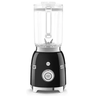 Smeg BLF03BLEU Mixer, 800 W, 4 Programme, Pulsfunktion, 18000 U/min, Edelstahlklinge, Ice crush, 50's Style, schwarz Smeg BLF03BLEU Mixer, 800 W, 4 Programme, Pulsfunktion, 18000 U/min, Edelstahlklinge, Ice crush, 50's Style, schwarz