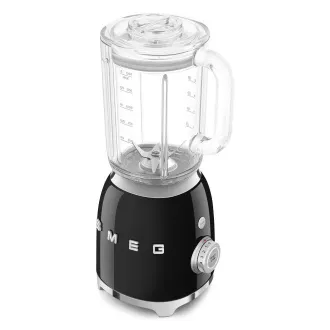 Smeg BLF03BLEU Mixer, 800 W, 4 Programme, Pulsfunktion, 18000 U/min, Edelstahlklinge, Ice crush, 50's Style, schwarz Smeg BLF03BLEU Mixer, 800 W, 4 Programme, Pulsfunktion, 18000 U/min, Edelstahlklinge, Ice crush, 50's Style, schwarz