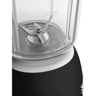 Smeg BLF03BLEU Mixer, 800 W, 4 Programme, Pulsfunktion, 18000 U/min, Edelstahlklinge, Ice crush, 50's Style, schwarz Smeg BLF03BLEU Mixer, 800 W, 4 Programme, Pulsfunktion, 18000 U/min, Edelstahlklinge, Ice crush, 50's Style, schwarz