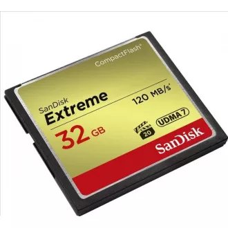 SanDisk Compact Flash 32GB Extreme (R: 120/B: 85 MB/s) UDMA7 SanDisk Compact Flash 32GB Extreme (R: 120/B: 85 MB/s) UDMA7