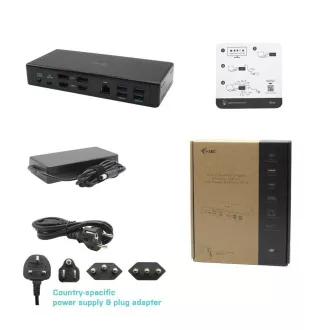 i-tec USB-C Quattro Display Docking Station mit Power Delivery 85 W i-tec USB-C Quattro Display Docking Station mit Power Delivery 85 W