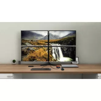 i-tec USB-C Quattro Display Docking Station mit Power Delivery 85 W i-tec USB-C Quattro Display Docking Station mit Power Delivery 85 W