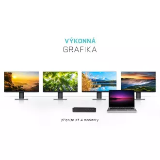 i-tec USB-C Quattro Display Docking Station mit Power Delivery 85 W i-tec USB-C Quattro Display Docking Station mit Power Delivery 85 W