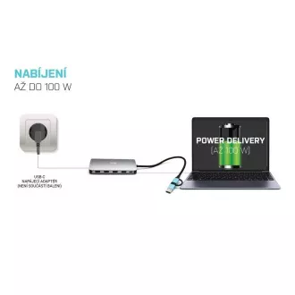 i-tec USB 3.0 USB-C/Thunderbolt 3x Display Metall Nano Dock mit LAN, PD 100 W i-tec USB 3.0 USB-C/Thunderbolt 3x Display Metall Nano Dock mit LAN, PD 100 W