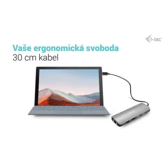 i-tec USB-C Metall Nano 2x HDMI Docking Station, PD 100W i-tec USB-C Metall Nano 2x HDMI Docking Station, PD 100W