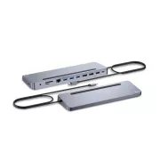 i-tec USB-C Metall Ergonomische 4K 3x Display Docking Station, PD 100W