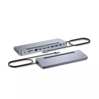 i-tec USB-C Metall Ergonomische 4K 3x Display Docking Station, PD 100W i-tec USB-C Metall Ergonomische 4K 3x Display Docking Station, PD 100W