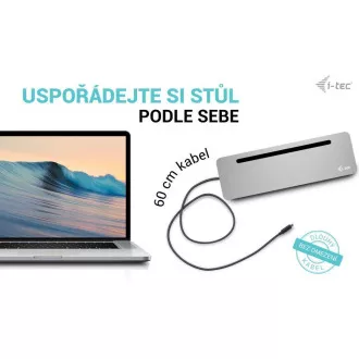 i-tec USB-C Metall Ergonomische 4K 3x Display Docking Station, PD 100W i-tec Universal Ladegerät 100W (Bundle) i-tec USB-C Metall Ergonomische 4K 3x Display Docking Station, PD 100W i-tec Universal Ladegerät 100W (Bundle)