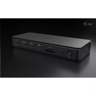 i-tec Thunderbolt4 2x Display Docking Station Gen3, 7x USB, 2.5 GLAN, Leistungsabgabe 92 W i-tec Thunderbolt4 2x Display Docking Station Gen3, 7x USB, 2.5 GLAN, Leistungsabgabe 92 W