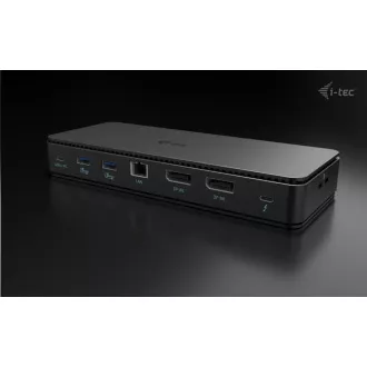 i-tec Thunderbolt4 2x Display Docking Station Gen3, 7x USB, 2.5 GLAN, Leistungsabgabe 92 W i-tec Thunderbolt4 2x Display Docking Station Gen3, 7x USB, 2.5 GLAN, Leistungsabgabe 92 W