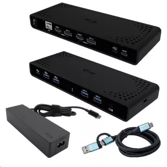 i-tec Universal Dual 4K Display Docking Station, Power Delivery 85W i-tec USB-C Ladegerät 100W i-tec Universal Dual 4K Display Docking Station, Power Delivery 85W i-tec USB-C Ladegerät 100W