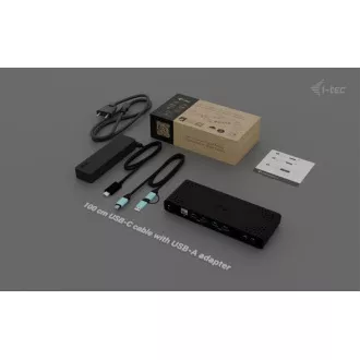 i-tec Universal Dual 4K Display Docking Station, Power Delivery 85W i-tec USB-C Ladegerät 100W i-tec Universal Dual 4K Display Docking Station, Power Delivery 85W i-tec USB-C Ladegerät 100W