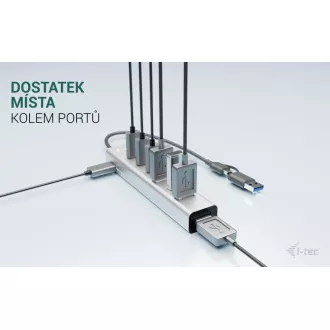 i-tec USB-C/USB-A Lade-HUB aus Metall mit 7 Anschlüssen (3x USB-C, 4x USB-A) i-tec USB-C/USB-A Lade-HUB aus Metall mit 7 Anschlüssen (3x USB-C, 4x USB-A)