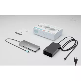 i-tec USB-C Metal Nano 3x Display Dock, 2x HDMI 1x USB-C Video, PD 140W   Universal Ladegerät 140 W