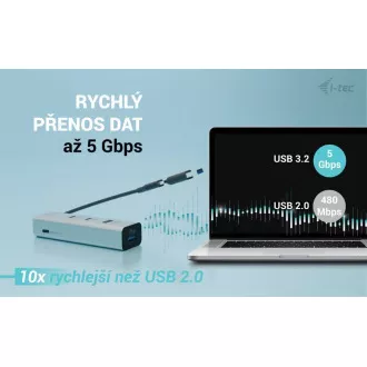 i-tec Universal-Lade-HUB aus Metall 2x USB-C 2x USB-A Anschluss, PD 85W i-tec Universal-Lade-HUB aus Metall 2x USB-C 2x USB-A Anschluss, PD 85W