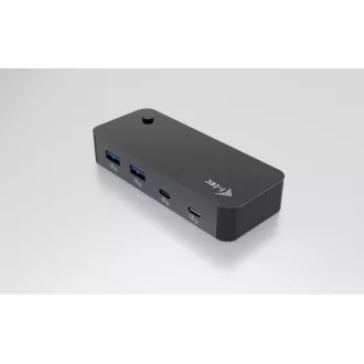 i-tec Universal KVM HUB 2x USB-C 2x USB-A 3.0 Anschluss i-tec Universal KVM HUB 2x USB-C 2x USB-A 3.0 Anschluss