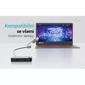 i-tec Universal KVM HUB 2x USB-C 2x USB-A 3.0 Anschluss i-tec Universal KVM HUB 2x USB-C 2x USB-A 3.0 Anschluss