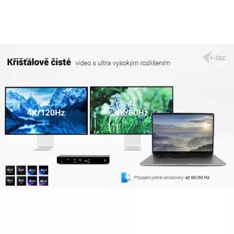 i-tec Thunderbolt4 3x Display Docking Station, Power Delivery 96W i-tec Thunderbolt4 3x Display Docking Station, Power Delivery 96W