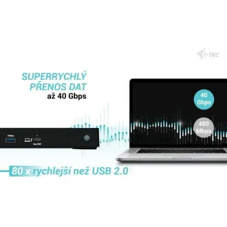 i-tec Thunderbolt4 3x Display Docking Station, Power Delivery 96W i-tec Thunderbolt4 3x Display Docking Station, Power Delivery 96W