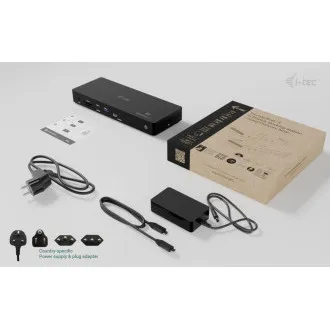 i-tec Thunderbolt4 3x Display Docking Station, Power Delivery 96W i-tec Thunderbolt4 3x Display Docking Station, Power Delivery 96W