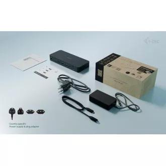 i-tec USB-C Intelligent Triple Display Docking Station, Power Delivery 100W