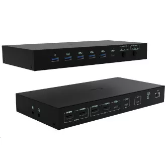i-tec USB-C KVM Docking Station für 3 Hosts, Dual Display, Power Delivery 1x 92W/2x 65W i-tec USB-C KVM Docking Station für 3 Hosts, Dual Display, Power Delivery 1x 92W/2x 65W