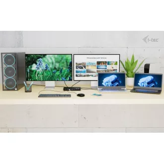 i-tec USB-C KVM Docking Station für 3 Hosts, Dual Display, Power Delivery 1x 92W/2x 65W i-tec USB-C KVM Docking Station für 3 Hosts, Dual Display, Power Delivery 1x 92W/2x 65W