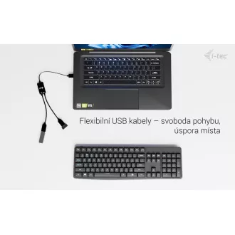 i-tec USB-A Kabel HUB 2 Anschluss (2x USB-A) i-tec USB-A Kabel HUB 2 Anschluss (2x USB-A)