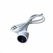 Solight Verlängerungskabel - Stecker, 1 Buchse, weiß, 1, 5m