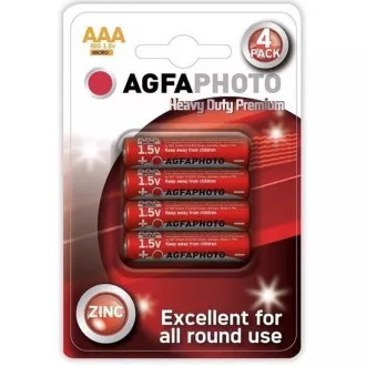 AgfaPhoto Zinkbatterie AAA, schrumpfen 4 Stück AgfaPhoto Zinkbatterie AAA, schrumpfen 4 Stück