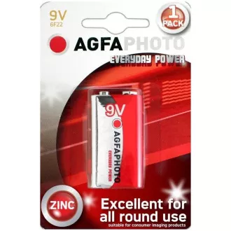AgfaPhoto Zinkbatterie 9V, schrumpfen 1Stk AgfaPhoto Zinkbatterie 9V, schrumpfen 1Stk