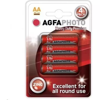AgfaPhoto Zinkbatterie AA, Blister 4 Stück