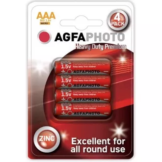 AgfaPhoto Zinkbatterie AAA, Blister 4 Stück AgfaPhoto Zinkbatterie AAA, Blister 4 Stück