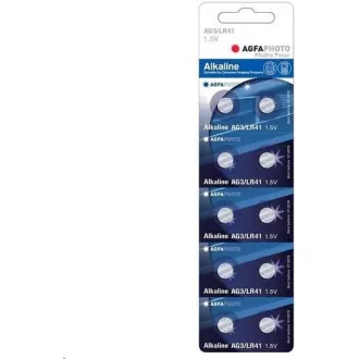 AgfaPhoto alkalische Knopfbatterie LR41-LR736-AG3-384-392, Blister 10 Stück AgfaPhoto alkalische Knopfbatterie LR41-LR736-AG3-384-392, Blister 10 Stück