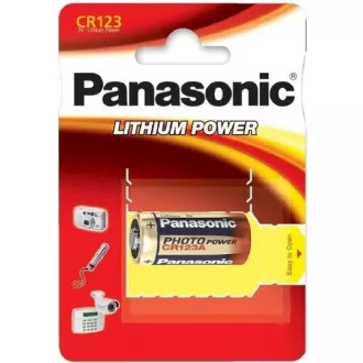 AgfaPhoto Lithium-Fotobatterie CR123A, Blister 1 Stück